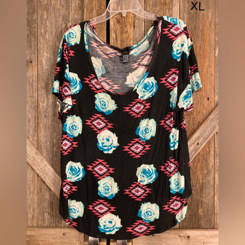 Blue Rose and Southwest Tee Shirt